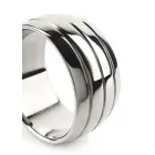 Mr. Steel Oval Barrel Cock Ring – 5.5 cm – Silver — Photo 6
