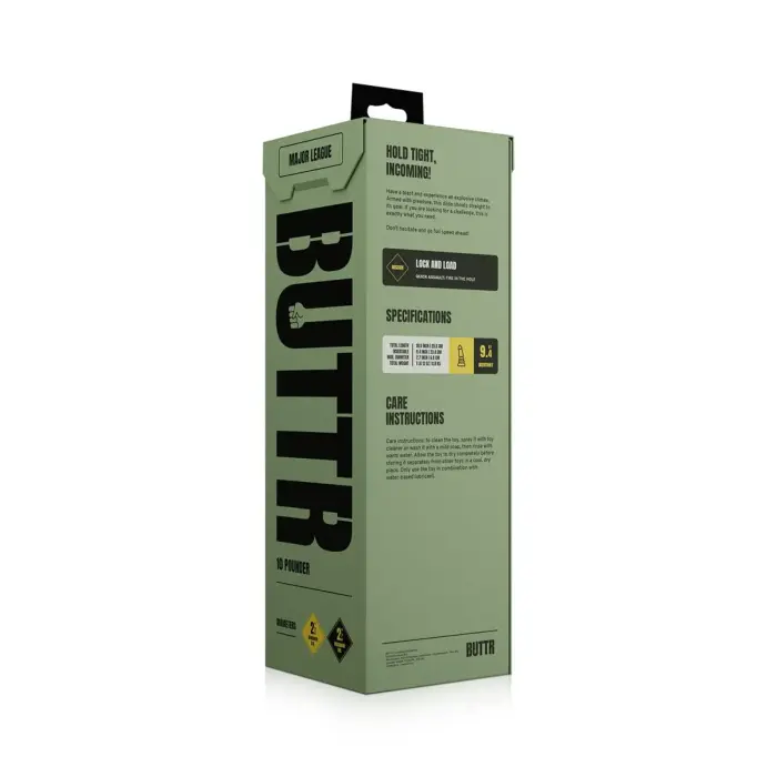 BUTTR Tactical II – iegarens anālais aizbāznis ar rievotu apakšdaļu – 26 cm