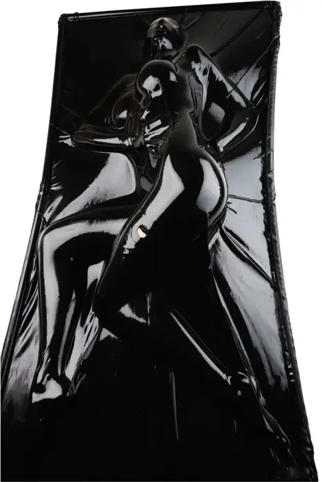 LateX Black Latex Vacuum Bed – 2 x 1 m