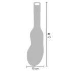 Dirty Footprint silikoninis plaktukas – juodas — Nuotrauka 5
