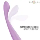 INTENSE LUCCA elastīgs vibrators – 19.3 cm (7.6″) – rozā — Foto 4