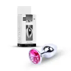 Plug-Jewellery Silver anālais spraudnis – 7 cm (2.8″) – Rozā — Foto 10