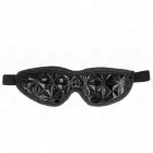 KINK Black Diamond Pattern regulējams acu pārsējs – 20.5 x 6 cm – melns — Foto 1
