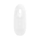 RealRock LED Vibrating Straight Dildo with Suction Cup – 20 cm (8″) – Clear — Photo 4