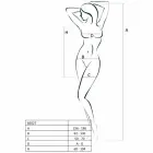 Passion BS027 sarkans tīkliņa bodijs-kleita – One Size — Foto 2