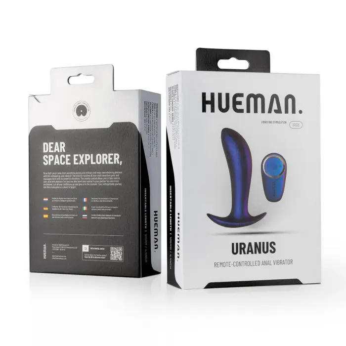 Hueman Uranus analinis vibratorius – 12 cm (4.7″) – Violetinis