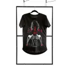 Modes T-krekls vīriešiem – melns – S Foto 1