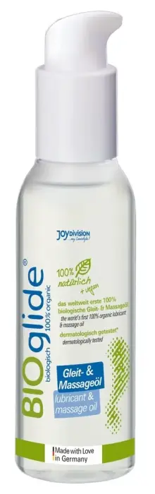 BIOglide masažo ir lubrikanto aliejus – 125 ml