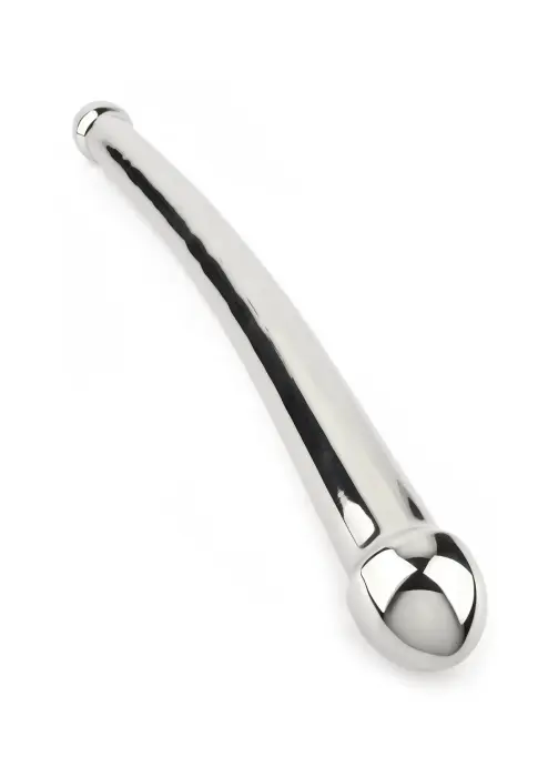 Mr. Steel Double-Ended Dildo – 20 cm (8″) – Silver