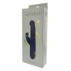 GODDESS PHAEDRA tõukav topeltvibraator – 22.4 cm (8.8″) – tumesinine — Foto 1