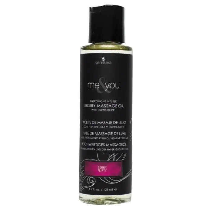 Sensuva Me & You Berry Flirty массажное масло – 125 мл