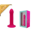 Hitsens 2 kahekordse liikuva nahaga dildo – 17 cm (6.5″) – Roosa Photo