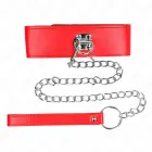 Kink Adjustable Red Collar with Wide Strap 33.5-41 cm, 65 cm Belt — Photo 3
