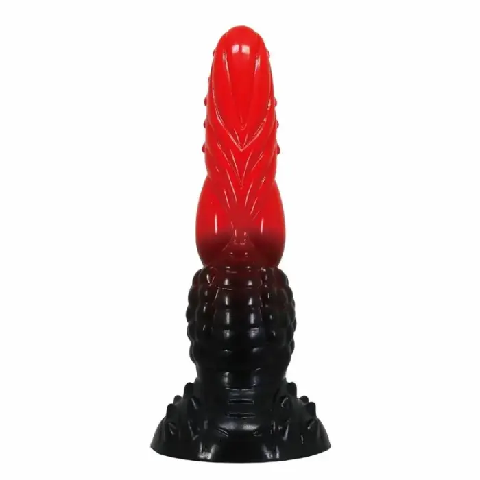 POWER MONSTERS Fire Dragon Fantasy Model Suction Cup 24.5cm Red Black