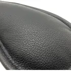 Red Leather regulējams polsterēts ādas acu pārsējs – melns — Foto 3