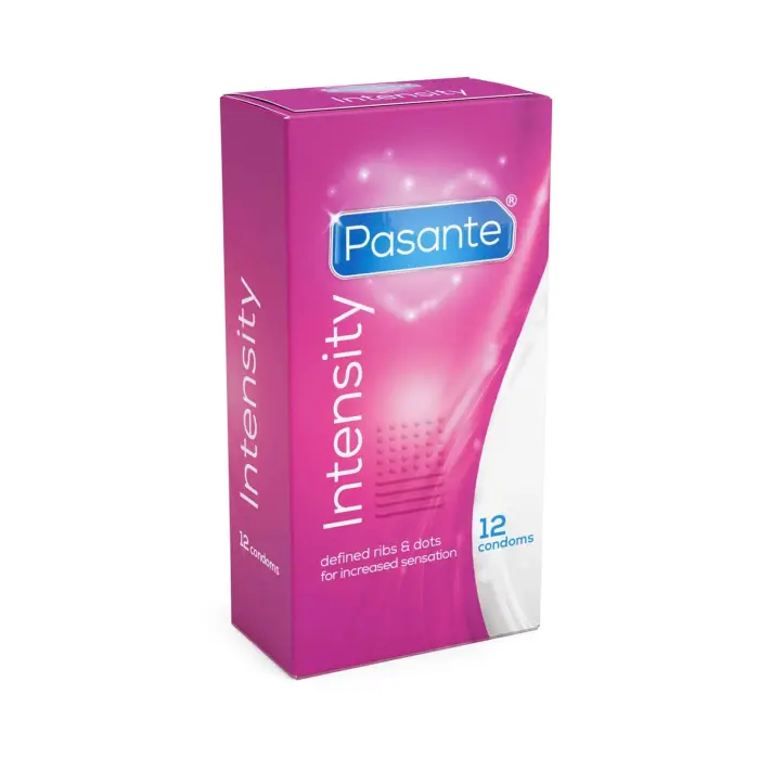 Pasante Ribs & Dots Intensity Condoms – 12 pcs