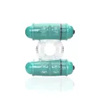The Screaming O 4B Double Wammy Kiwi – Vibrating Cock Ring — Photo 2