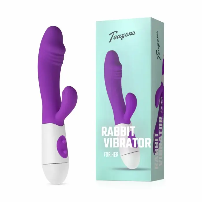 Teazers кролик-вибратор – 20.5 см (8″) – фиолетовый