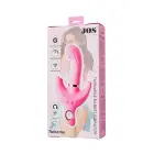 JOS Twistme кролик-вибратор с клиторальным стимулятором – 19.5 cm – розовый — Фото 11