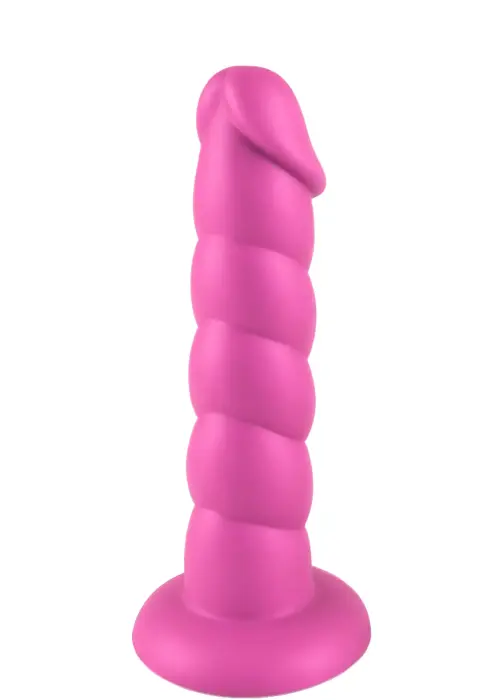 Playhouse Spiral Tease Dong – liquid silicone spiral dildo – M