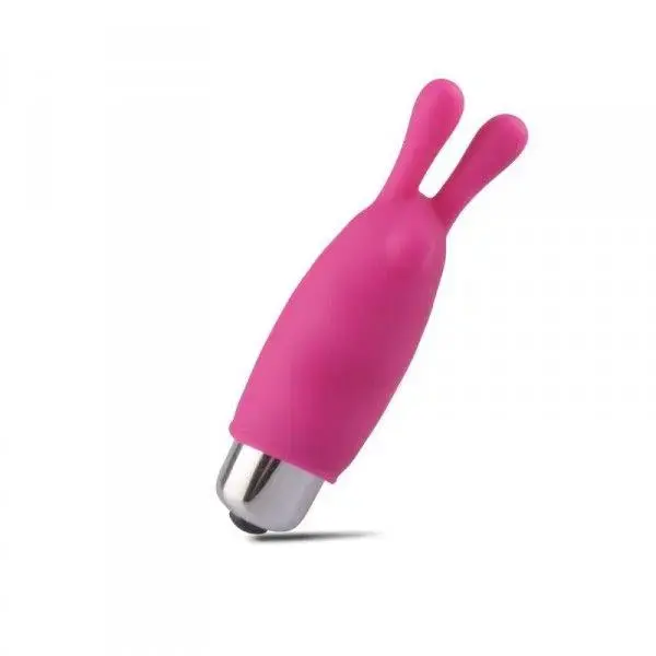 Mini pirksta vibrators ar ausīm – rozā Foto 2