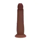 Dual Density Silicone Realistic Sliding Skin Dildo – 20.5 cm (8″) – Brown — Photo 2