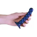 Pärlitega G-punkti dildo iminapaga – 13 cm (5″) – sinine — Foto 7