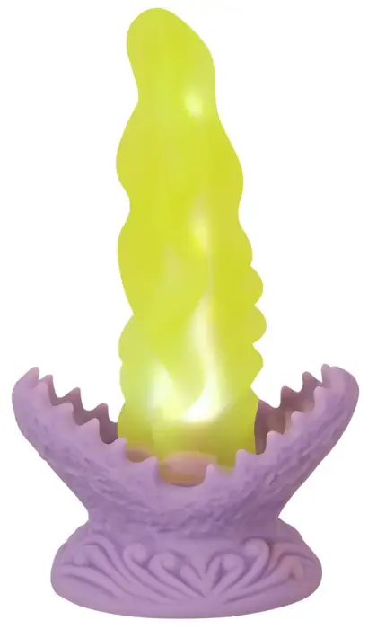 Beasty Cocks Passion Plant LED dildo – 22 cm (8.7″) – Šviečiantis tamsoje Photo