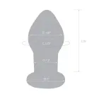 Glas Vibrating Plug 3.5" Remote Controlled Rechargeable Glass Model – 9 cm (3.5″) – Clear — Photo 8