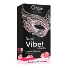 Dual Vibe! Съедобный жидкий вибрирующий стимулирующий гель – Клубничный Джин-Тоник — Фото 3