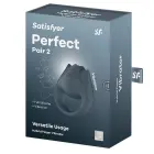 Satisfyer Perfect Pair 2 Finger Vibrator / Penis Ring – Pink — Photo 1