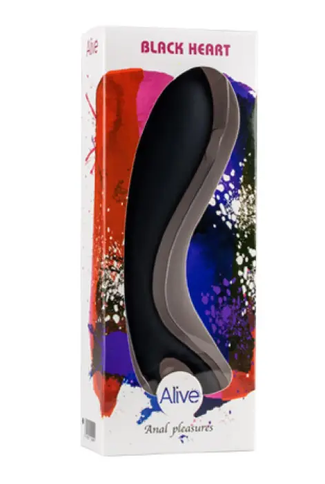 Black Heart Dildo