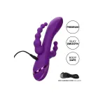 Long Beach Bootylicious trīskāršās darbības vibrators – violets — Foto 6