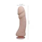 The Big Penis Reālistisks dildo ar piesūcekni – 23.5 cm (9.25″) – Miesas krāsa Foto 4