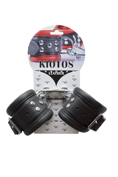 Leather Anklecuffs Black - 6,5 cm Photo