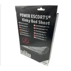 Power Escorts - BR190 - Kinky Bed Sheet Black - 160 x 227 CM Foto 4