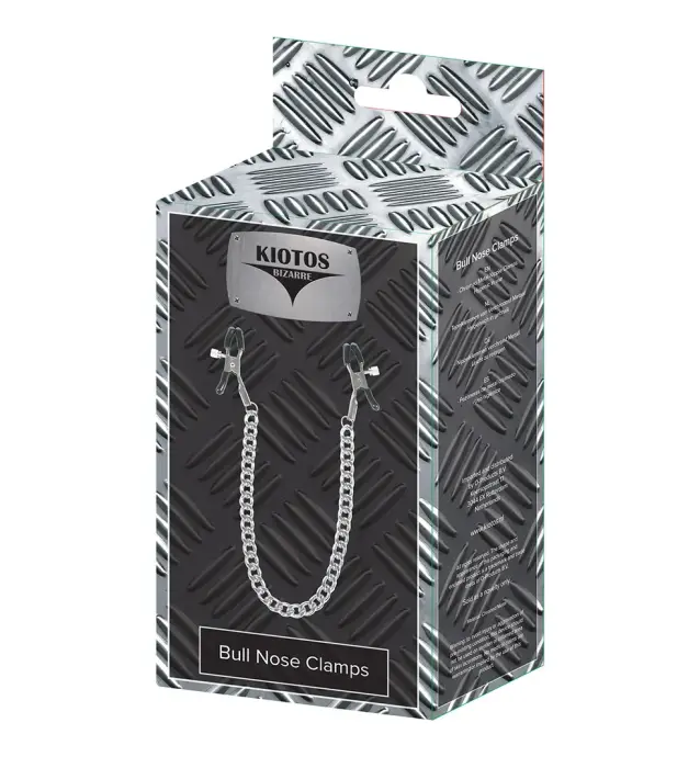 Kiotos Bizarre Adjustable Bull Nose Nipple Clamps - Silver