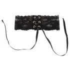 Svenjoyment Choker Lace Black Adjustable Satin Lacing 32cm — Photo 5