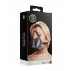 Head Harness with Mouth Cover and Solid Ball Gag – Black — Photo 2