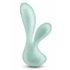 NS Novelties Pure Luna двухслойный силиконовый вибратор – бирюзовый – 10,6 см — Фото 2