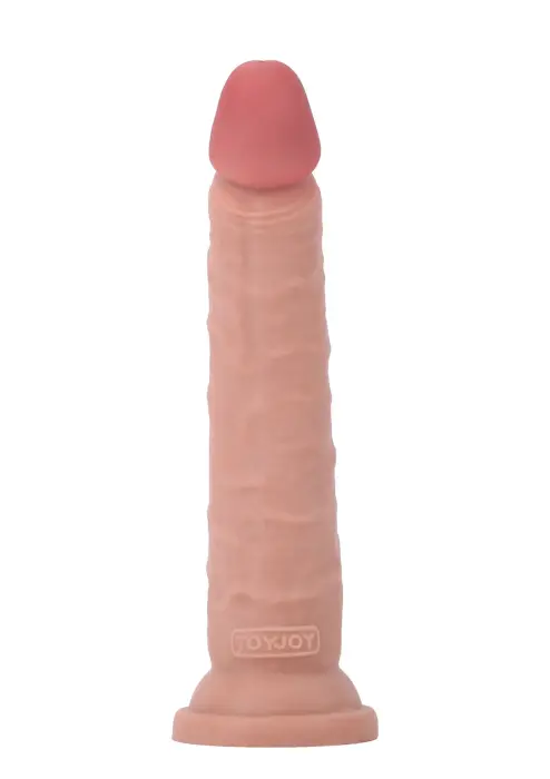 TOYJOY Deluxe Dual Density Dildo – 17.5 cm (6.9″) – Skin