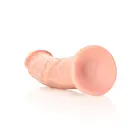 Curved Realistic Dildo with Suction Cup – 23 cm (9″) – Skin — Photo 4
