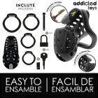 Addicted Toys Locked System Chastity Cage 10.5 cm (4.1″), Adjustable Rings — Photo 4