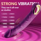 Realistiškas vibratorius – violetinis — Nuotrauka 9