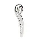 Mr. Steel Devil's Tongue Dildo – 15 cm (6″) – Silver — Photo 3