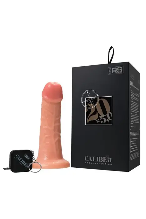 Reālistisks dildo Caliber – 20 cm (8″) – miesas krāsa