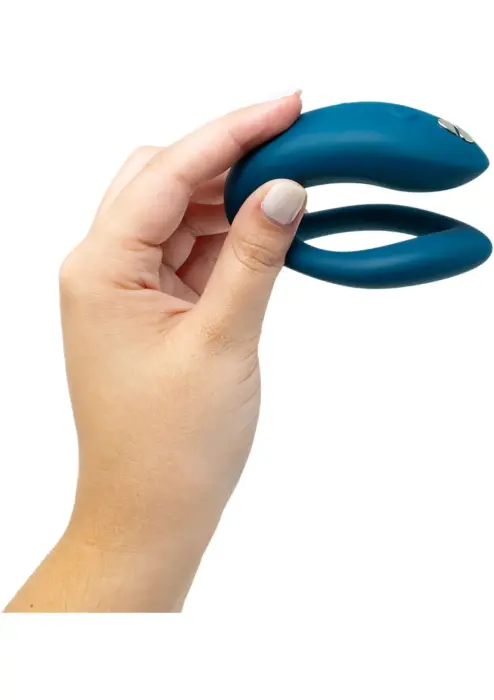 We-Vibe Sync O C-formas vibrators – zaļš Foto 1