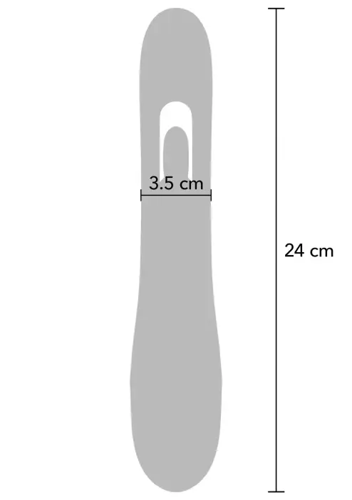 She.E.O G-точечный кролик-вибратор с движением пальца – 24 cm – фиолетовый