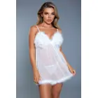 Farah Babydoll Set - White - L/XL Photo