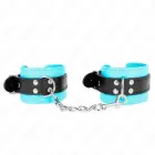 KINK Adjustable Blue Wrist Restraints with Soft Fur Lining 20-28cm — Photo 1